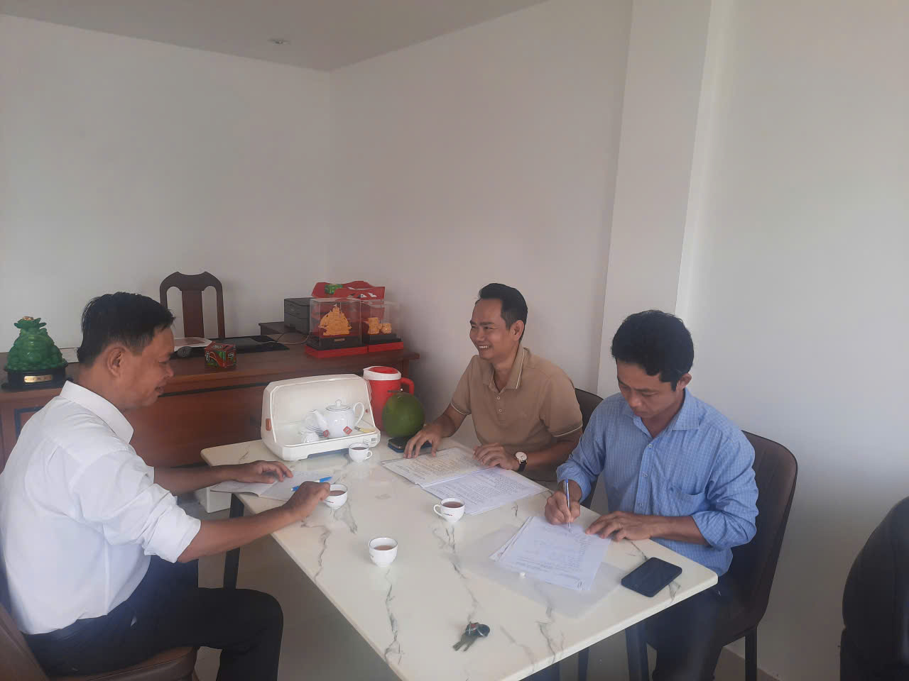 Đoàn Uỷ ban kiểm tra – Liên minh Hợp tác xã thành phố đến thăm và làm việc các HTX thuộc phường Hưng Phú, phường Cái Răng