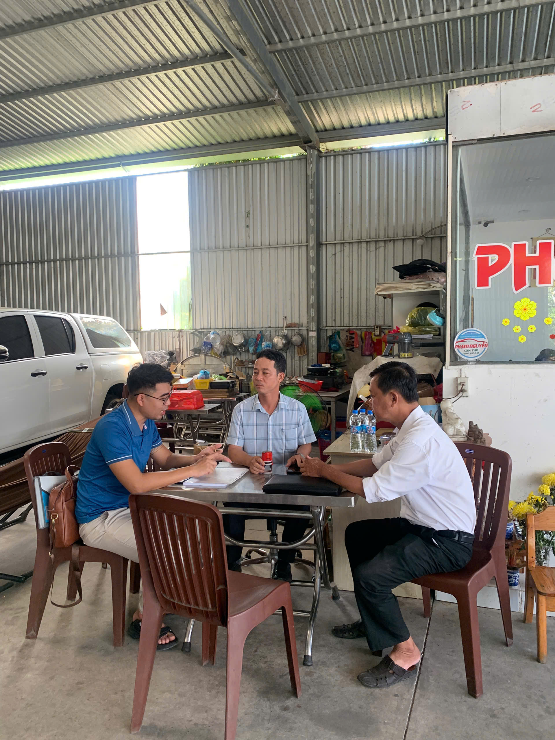 Đoàn Uỷ ban kiểm tra – Liên minh Hợp tác xã thành phố đến thăm và làm việc với các HTX thuộc phường Bình Thuỷ và phường Thới An Đông